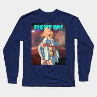 FIGHT ON BOXER GIRL Long Sleeve T-Shirt